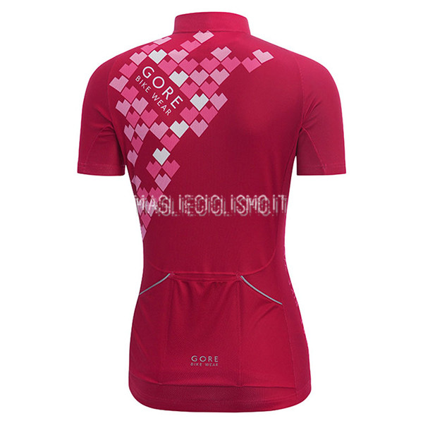 Maglia Donne Gore Bike Wear 2017 Rosso